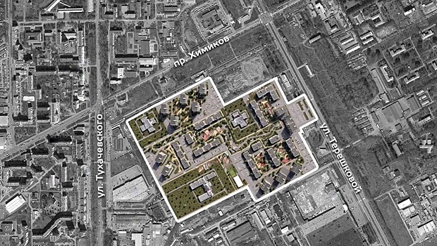 Будущий облик еще одного жилого комплекса в кемеровском заискитимье появился в Сети