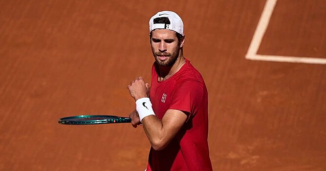 Хачанов о матче с Опелкой: «У тебя нет права на ошибку, нужно все время фокусироваться и на приеме, и на подаче»