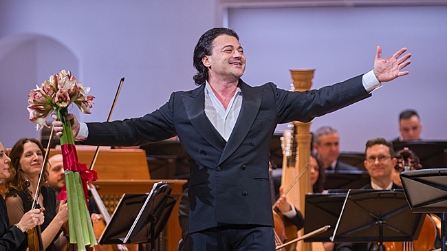 Звездный итальянец Витторио Григоло дал эксклюзивный концерт в Москве