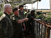 Белоусов проверил организацию боевой подготовки на полигоне в ЛВО