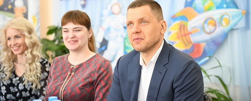 Илья Поночевный оценил результаты ремонта в дмитровском детском саду №12