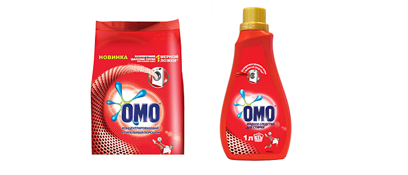 Unilever выводит на российский рынок бренд жидких средств и стиральных порошков OMO