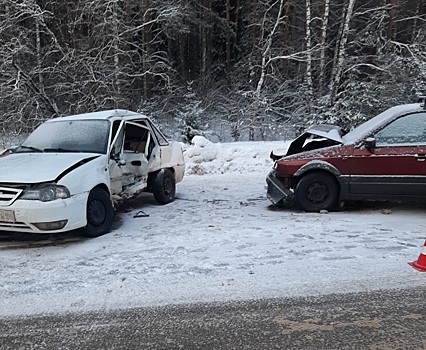 Трое взрослых и ребенок попали в больницу после ДТП