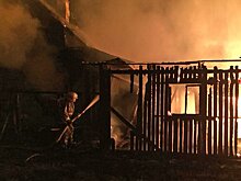 На Урале шестеро детей пострадали при пожаре в частном доме