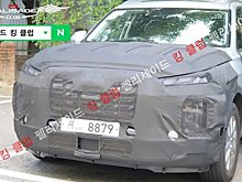 Обновленный Hyundai Palisade запечатлели во время тестов