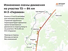Трассу М3 «Украина» перекроют на ночь