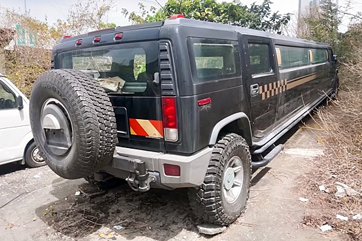 Заброшенный отель с "кладбищем" Rolls-Royce и лимузинов сняли на видео