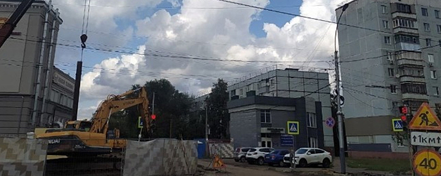 В Тамбове ремонт коллектора на Подвойского завершат до 12 сентября
