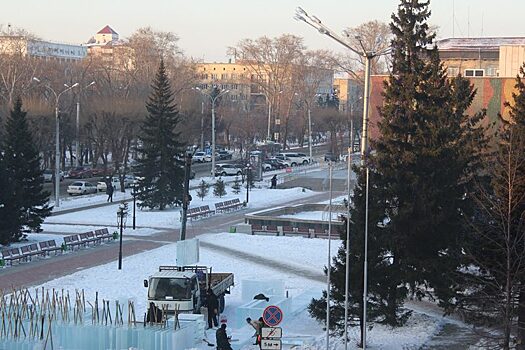 Высота новогодней ели в Абакане составит 25 метров