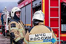 В Симферополе произошел пожар на складе