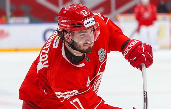 "Спартак" уступил "Авангарду" в матче КХЛ. Морозов сделал хет-трик