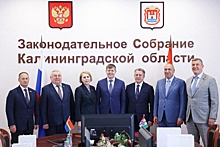 Делегация Заксобрания Новосибирской области обсудила сотрудничество с парламентом Калининградской области