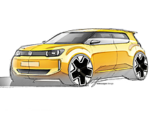 Volkswagen раскрыл внешность преемника up! на официальных эскизах