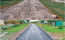 В районе Курской области по программе «Народный бюджет» отремонтировали три дороги