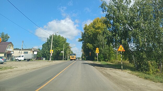 В Пачелме завершается ремонт участка региональной дороги