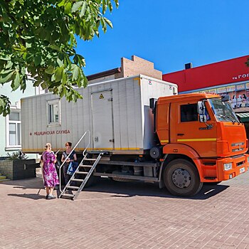 Мобильный пункт здоровья начал работу в Новошахтинске