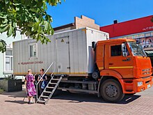Мобильный пункт здоровья начал работу в Новошахтинске
