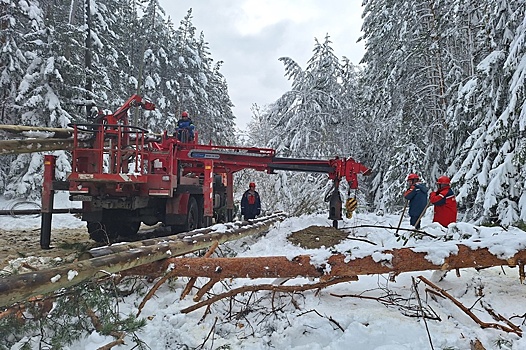 Свердловские энергетики подсчитали ущерб от аномального снегопада