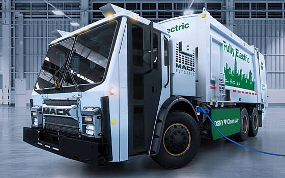 Компания Mack Trucks продемонстрировала электромусоровоз