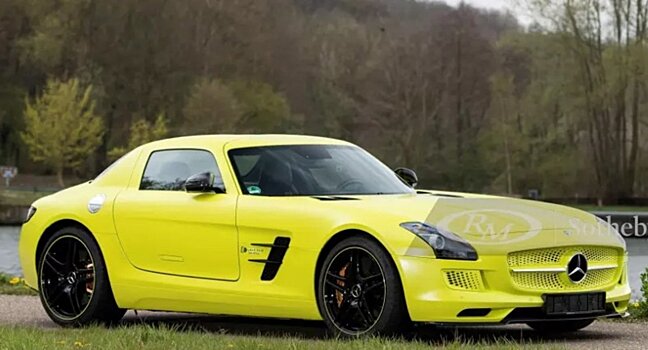 Редчайший электрический Mercedes-Benz SLS пустят с молотка за миллион евро
