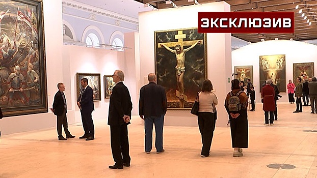 Выставка расписавшего храм Христа Спасителя художника Нестеренко открылась в Москве