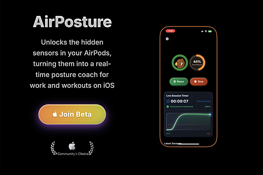 AirPods превратили в гаджет для поддержания правильной осанки