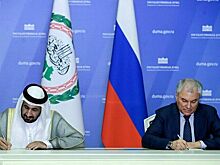 Володин подписал Меморандум о взаимопонимании с Арабским парламентом