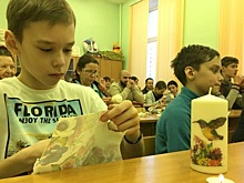 Представители храма Святой Нины в Черемушках провели мастер-класс для школьников