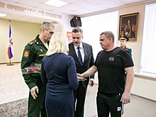 В Сакмарском районе родным солдата Матвея Темникова передали Орден мужества