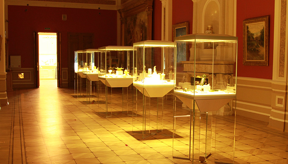 Экспонаты музея Фаберже в Питере