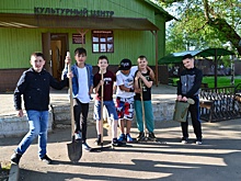 Акцию по озеленению провели в поселке совхоза «Крекшино»