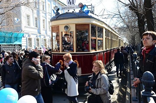 Москвичи увидят парад трамваев 15 апреля