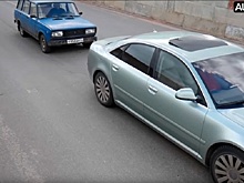 ВАЗ 2104 с агрегатом от Toyota Supra соревновался с Audi A8