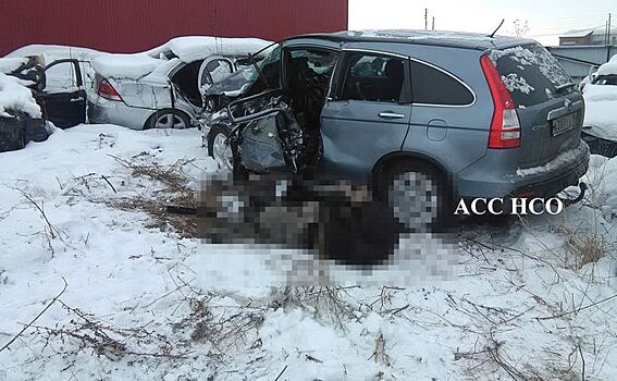 Хонда перевернулась в Чановском районе: водитель погиб