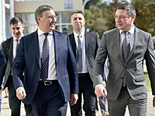 Евгений Первышов и Валерий Фальков оценили развитие инфраструктуры Державинского университета