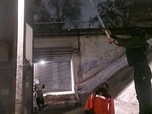 Наледь под путепроводом на пересечении Нагибина и улицы Нансена устранена