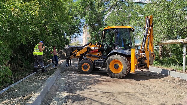 В Оренбурге ремонтируют дорогу Телевизионного переулка