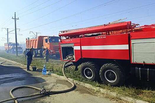 В Ростовской области на хуторе Мержаново потушили пожар