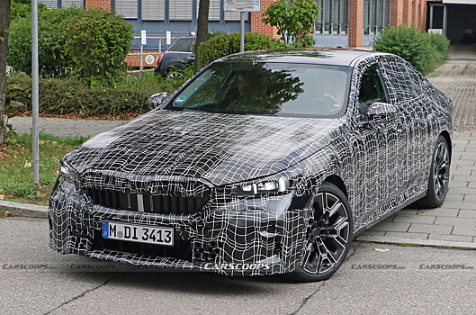 Сфотографирован седан BMW 5-Series 2024 года, который не похож новый 7-Series