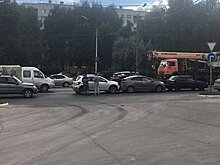 В Рязани произошло массовое ДТП на Московском шоссе