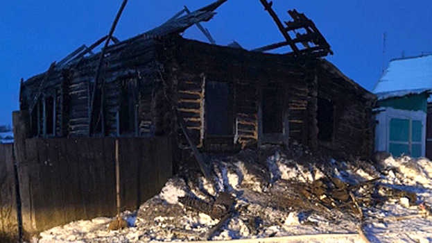 Страшный пожар оставил мать без детей