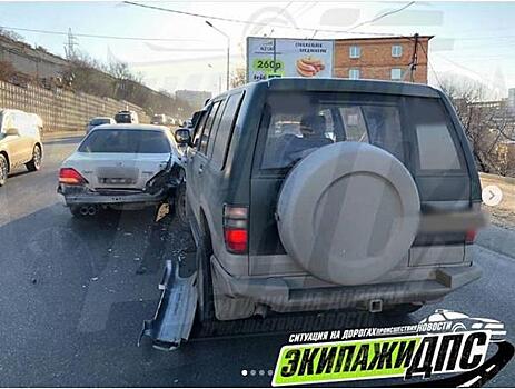 Во Владивостоке произошло ДТП из-за солнца