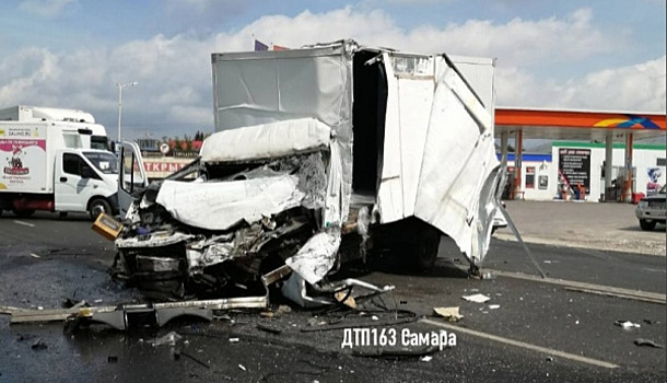 30 июля в Самаре на Ракитовском шоссе из-за ДТП с 5 автомобилями образовалась пробка