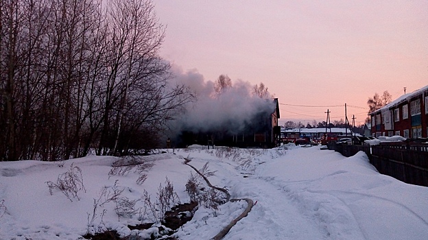 Два человека погибли при пожаре в Красноярском крае