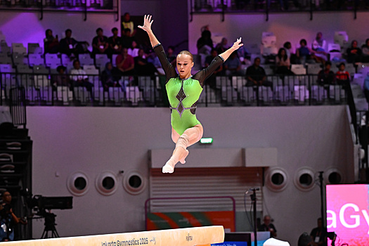 Ангелина Мельникова взяла золото в опорном прыжке на ЧМ по спортивной гимнастике, уже второе на турнире