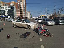 В Красноярске произошло 12 аварий с мототранспортом