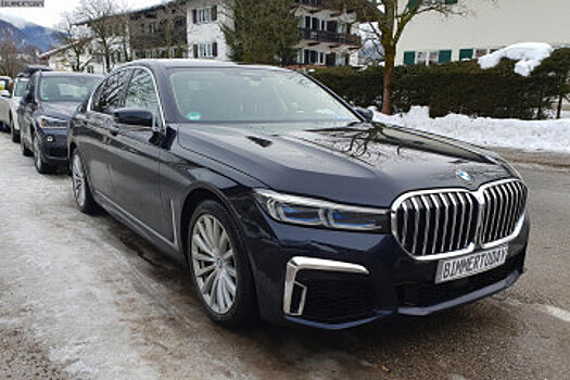 Первые фотографии BMW 7 Series Facelift 2019 с пакетом M Sport