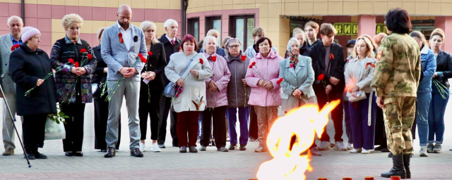 В Электрогорске состоялась акция «Свеча памяти»