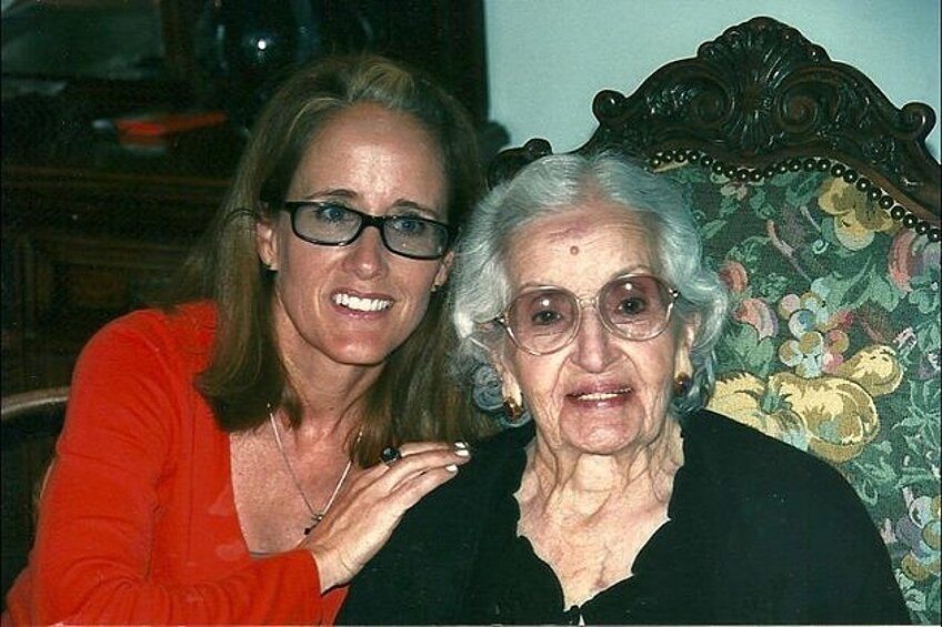 Марта с бабушкой Марией.
