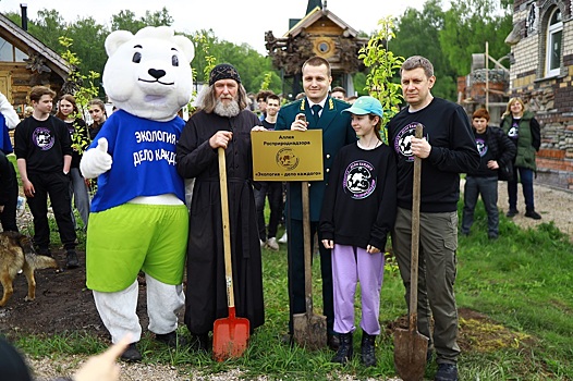 В Тульской области появилась аллея в честь экологической премии